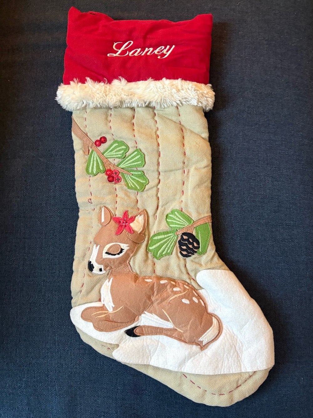 Pottery Barn Kids Woodland Christmas Stocking Collection Deer